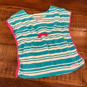 Ruffle butts baby beach cover up